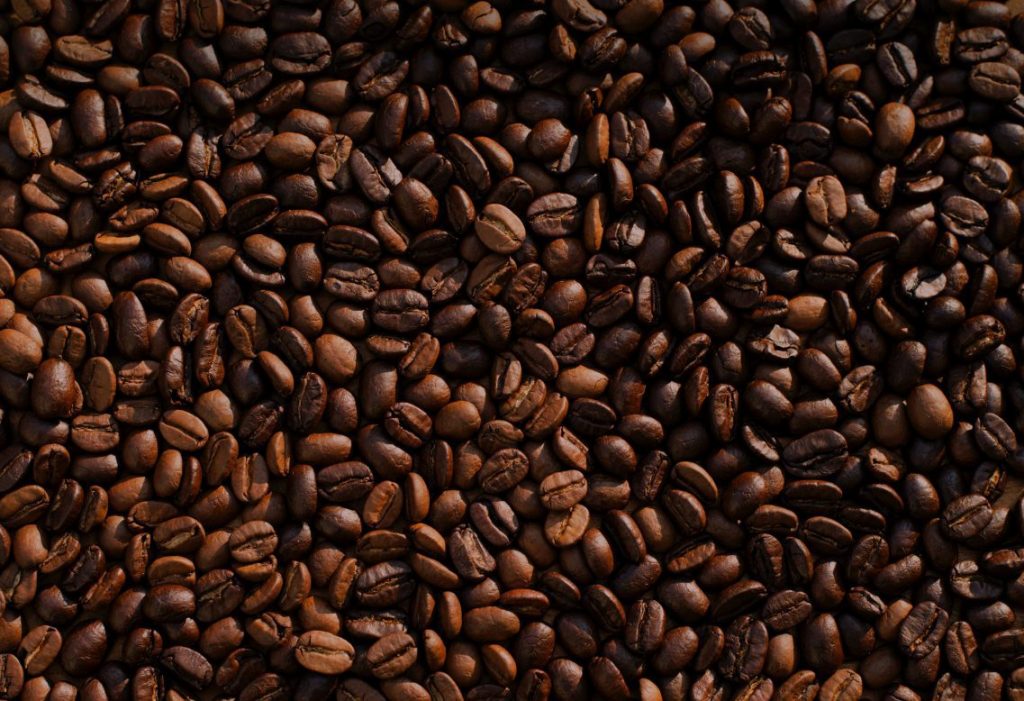 Tas de grains de café